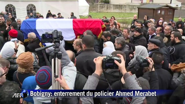 Charlie Hebdo: obsèques du policier Ahmed Merabet