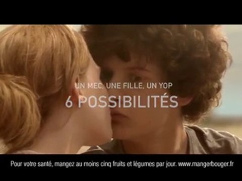 Fullsix pour Yoplait - yaourt à boire Yop, Fin le baiser, Girl Power, Barrière de la langue - septembre 2013 - girl power