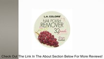 L.A. Colors Nail Polish Remover Pads 963 Grape Scent Review