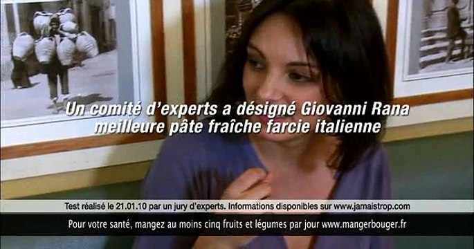 Giovanni Rana - pâtes fraîches - avril 2010 - Quand on aime, on n'en fait jamais trop;