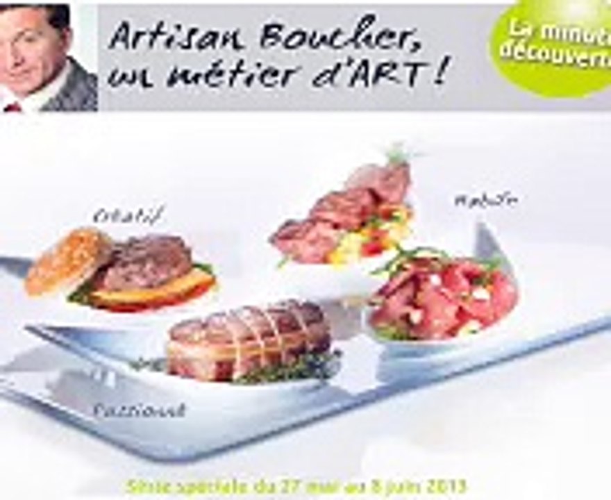 Interbev, CFBCT - collective des bouchers, "Artisan Boucher, un métier d'art" - mai 2013