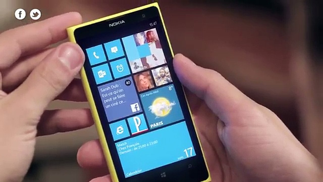 JWT Paris pour Nokia - téléphone portable Nokia Lumia, "ça change tout, www.nokia.fr/cachangetout" - février 2014 - blaque téléphonique