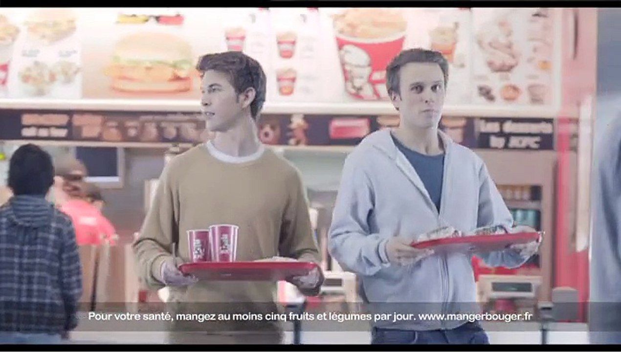 KFC - restauration rapide, "Double sweet and fire" - janvier 2012