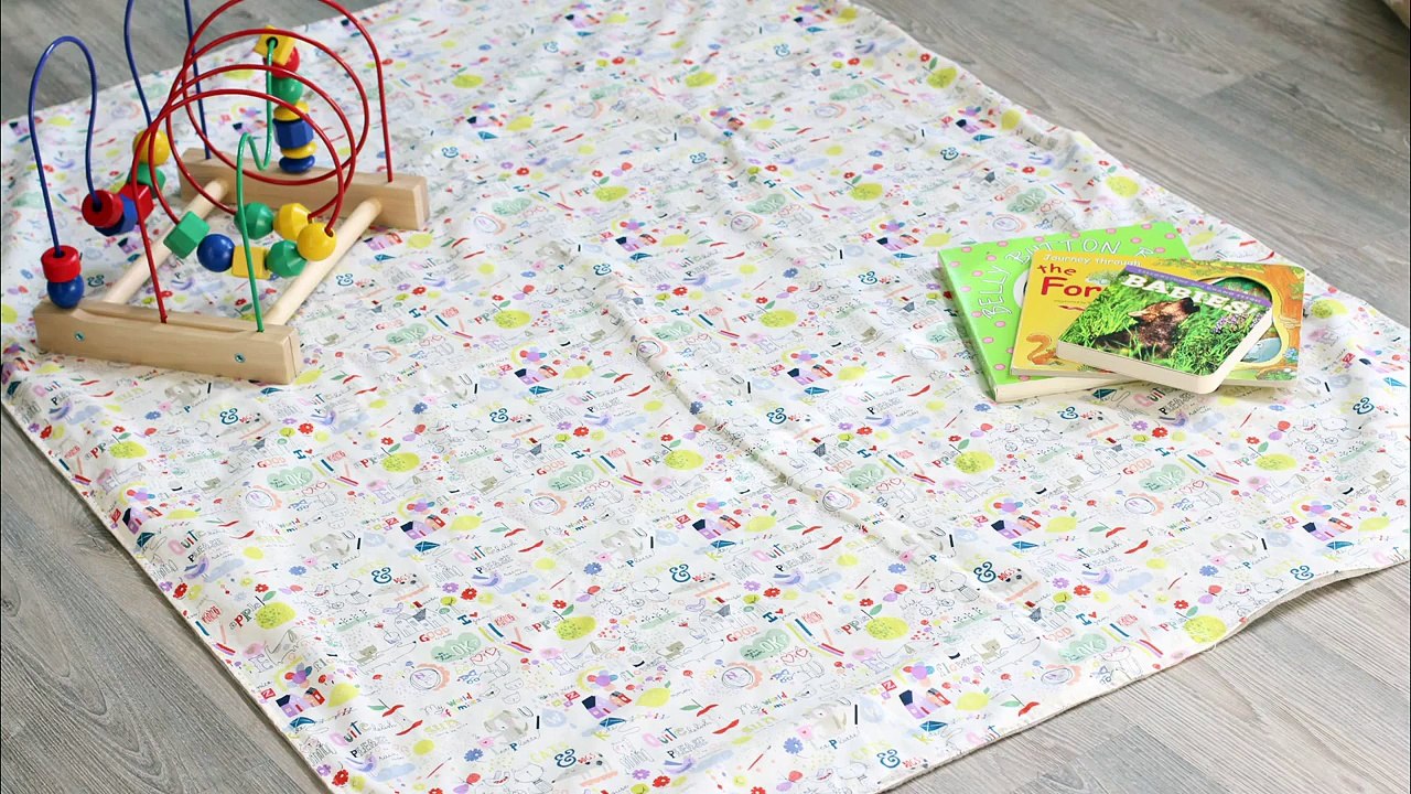 How to Sew the Easiest Baby Blanket Ever video Dailymotion