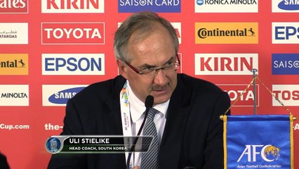 Corea, Stielike: "Dobbiamo migliorare molto"