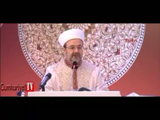 Diyanet İşleri Başkanı Görmez, Davutoğlu'nun da katıldığı yürüyüşü eleştirdi