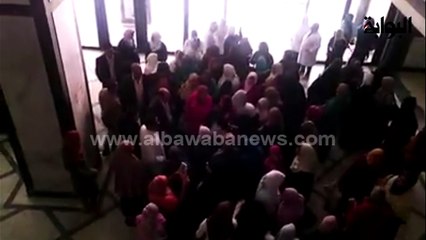 لقائم بأعمال الطب العلاجي بالبحيرة يعتدي علي ممرضة خلال مشاركتها بوقفة احتجاجية