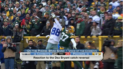 Sham: The call didn't win or lose the game for Dallas