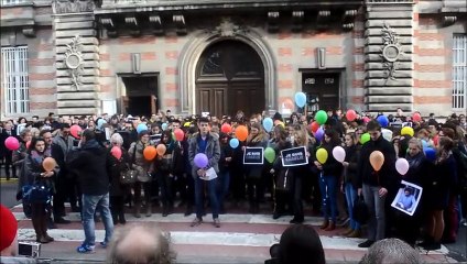 Les élèves du lycée Pierre-Bayen rendent hommage à Cabu