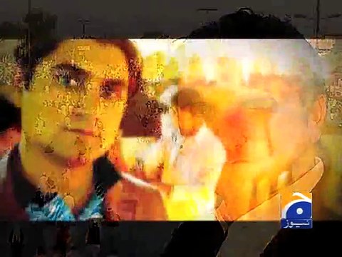 Death Anniversary of Shaheed Wali Khan Babar-Geo Reports-13 Jan 2015