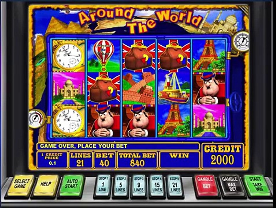 Игровой автомат Вокруг Света (Around the World) бесплатно