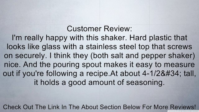 OXO Good Grips Pepper Shaker Review