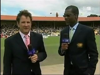 Michael Holding and Mark Nicholas talks about Brian Lara