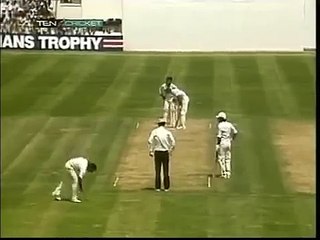 Mohammad Azharuddin bowled by a Magnificent off spinner, 1985