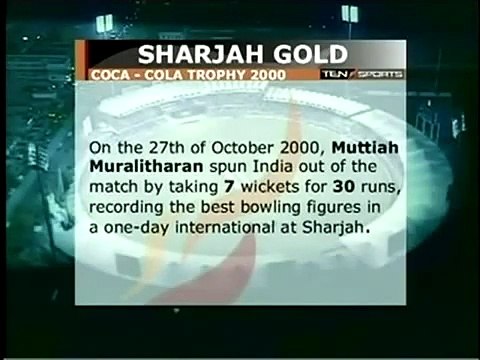 Muttiah Muralitharan, mesmerizes India, with 7 Wickets for 30 runs