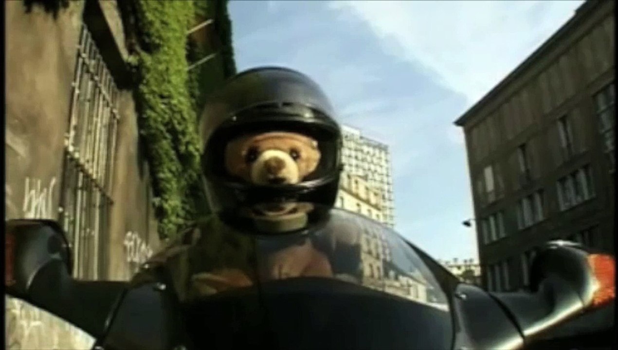 Jemini - ours en peluche Grumly - octobre 1999 - "bécane"