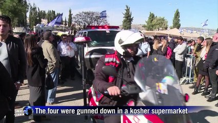Israel buries four Jews killed in Paris attacks