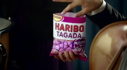 Hemisphere droit pour Haribo - bonbons Tagada Purple, "On grandira plus tard" - novembre 2013 - 20s