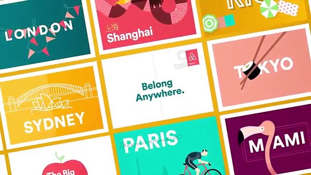 Design Studio Londres pour Airbnb - système d'hébergement entre particuliers, «Nouveau logo Le Bélo» - juillet 2014