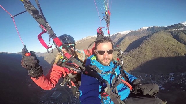 première expérience en biplace parapente