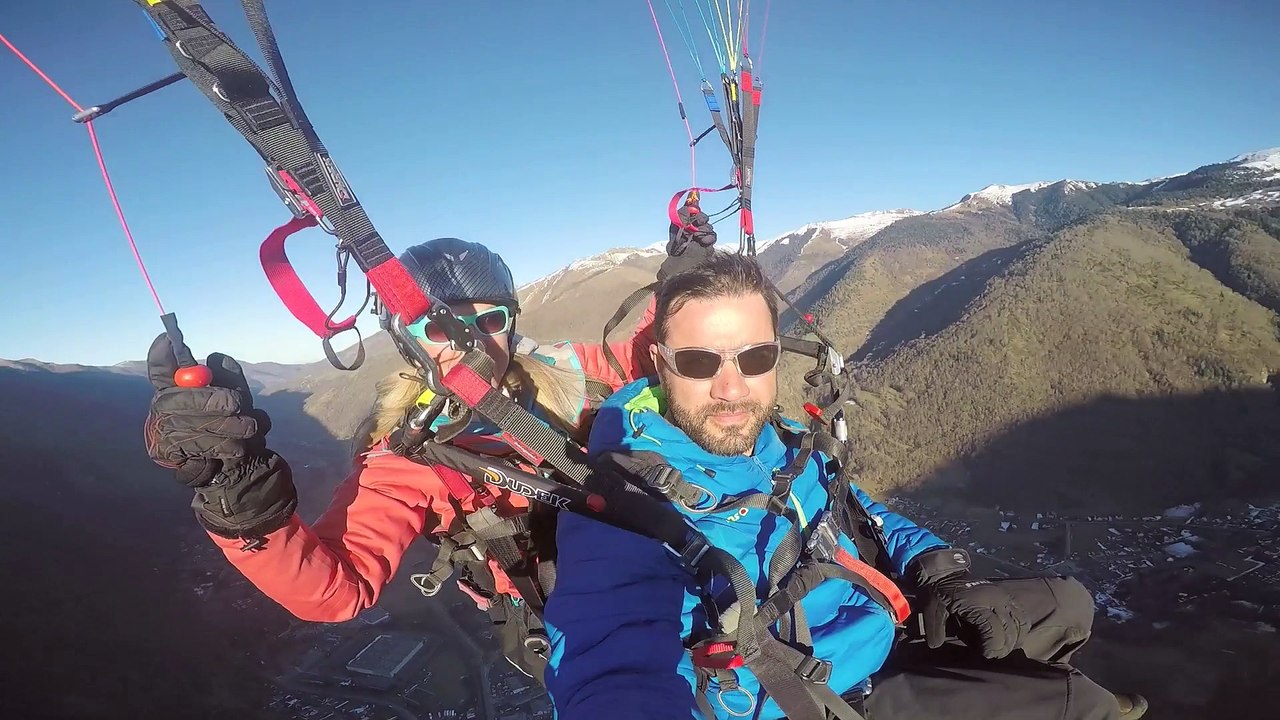 première expérience en biplace parapente
