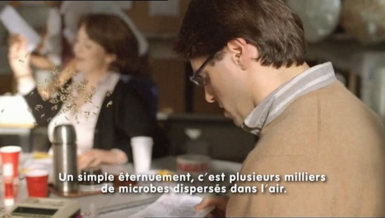 INPES - lutte contre la Grippe A (H1N1) - août 2009 - "Les gestes de chacun font la santé de tous.", "Stop aux virus de la grippe".