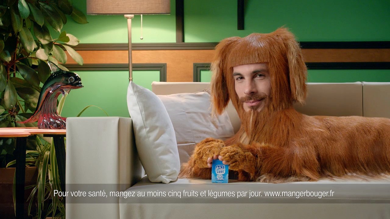 Kiss Cool (Groupe Mondelez International) - bonbon, "Le teckel" - juin 2013 - teaser