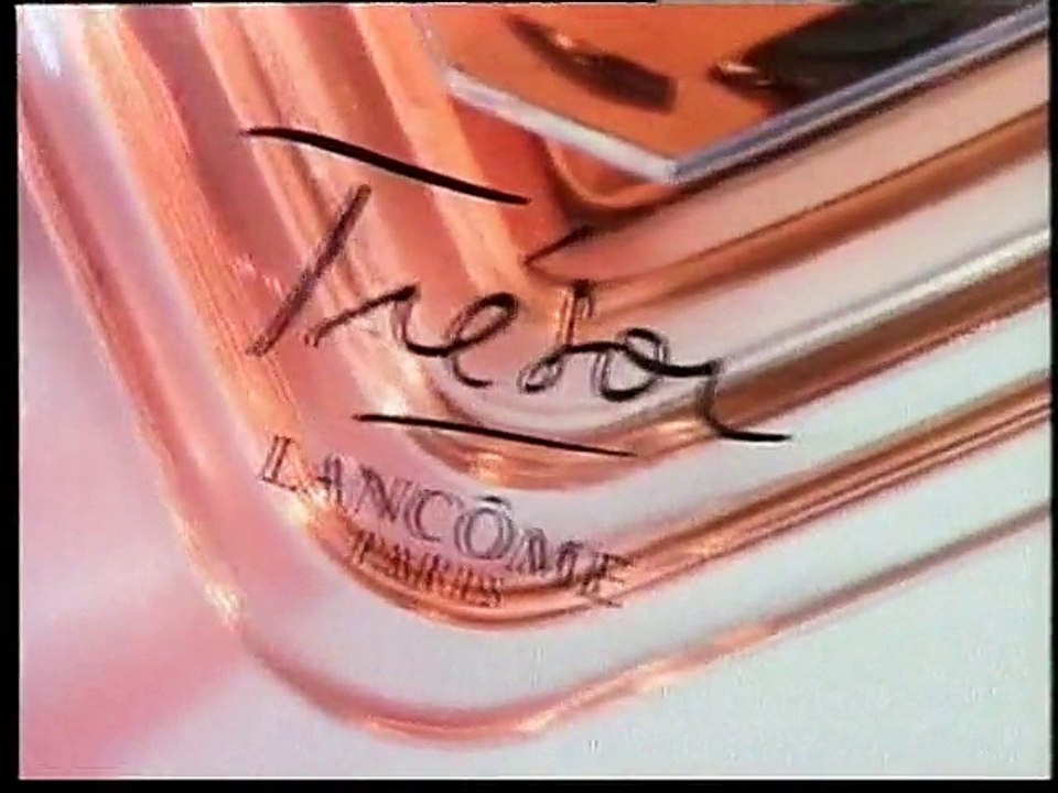 Lancôme - parfum Trésor de Lancôme - novembre 1991 - "Trocadéro, avec Isabella Rossellini"