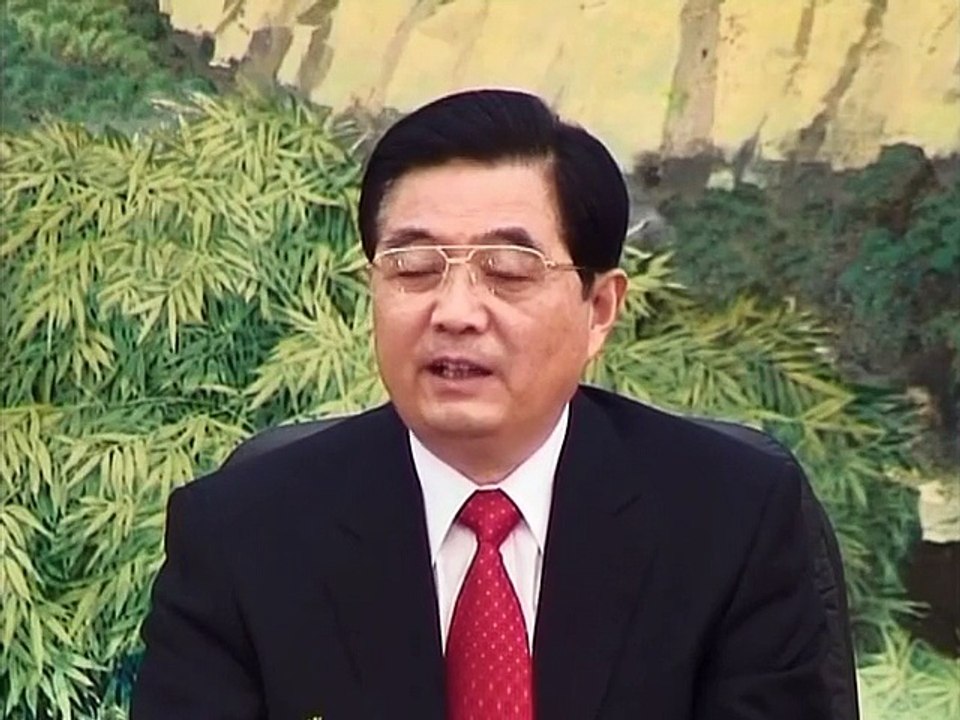 France 24 - chaîne de télévision d'informations - octobre 2010 - "24h d'arabe", Hu Jintao