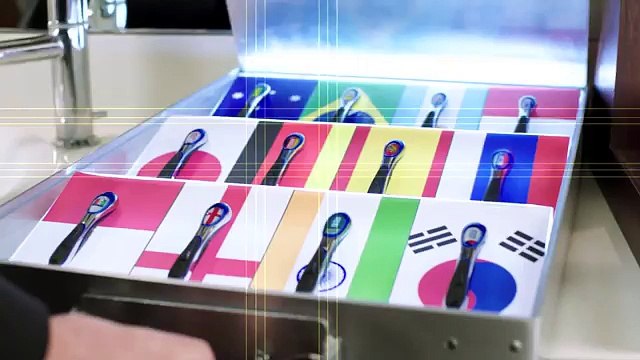 Gillette (Procter & Gamble) - produits de rasage, Trading Planes, avec Lionel Messi et Roger Federer - février 2014