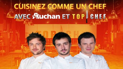 Havas Cross Media, M6 Créations pour Auchan France - supermarché, hypermarché, "Auchan Top Chef" - février 2013 - teaser quentin