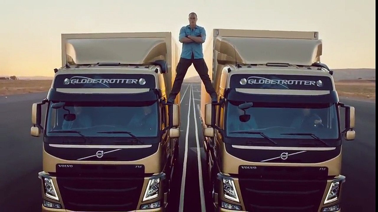 Forsman & Bodenfors pour Volvo (Ford Motor Company) - camions Volvo Trucks, "The Epic Split, avec Jean-Claude van Damme" - novembre 2013