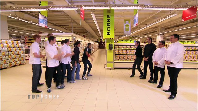 Havas Cross Media, M6 Créations pour Auchan France - supermarché, hypermarché, Auchan Top Chef - février 2013