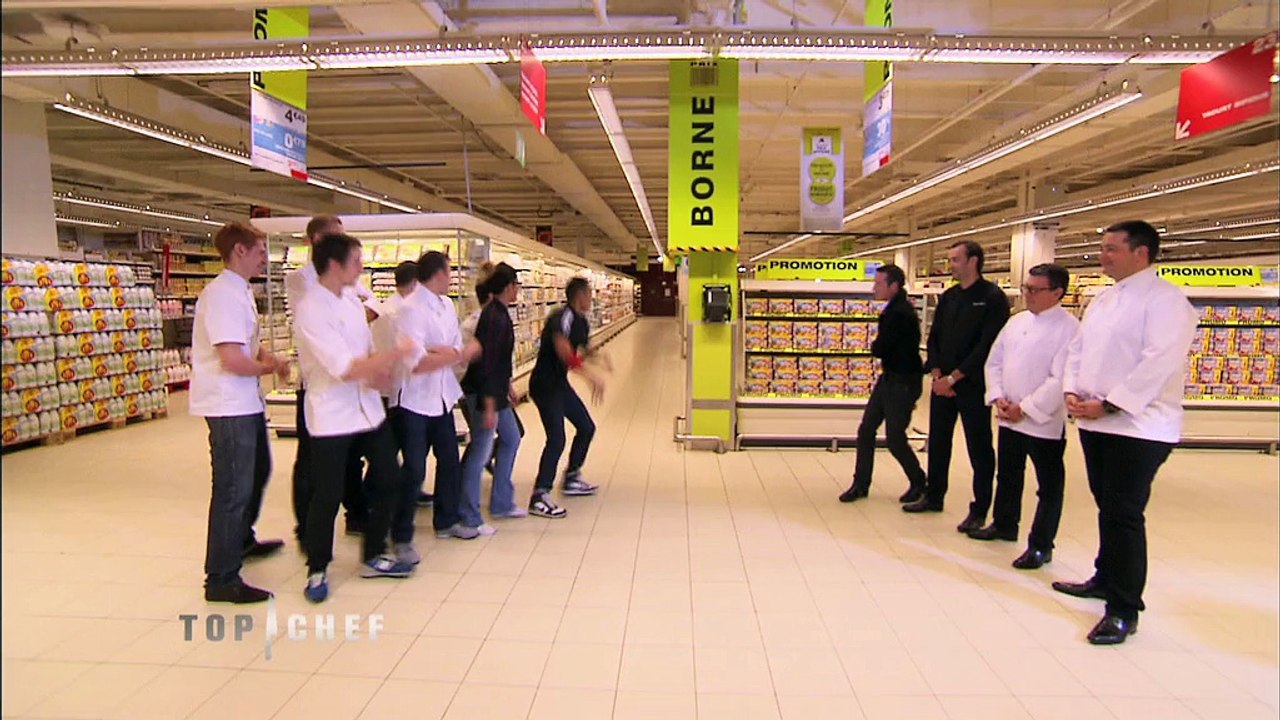 Havas Cross Media, M6 Créations pour Auchan France - supermarché, hypermarché, "Auchan Top Chef" - février 2013