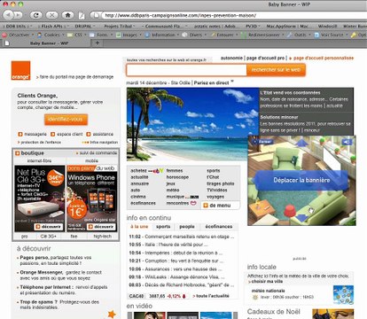 INPES - prévention des risques domestiques, Où est le bébé ? - décembre 2010