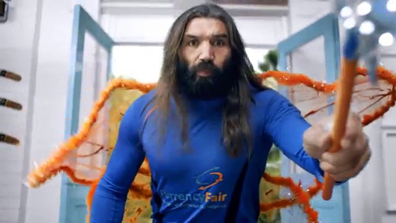 Enter Londres pour Currency Fair - transfert de devises, "The CurrencyFairy Chabal, avec Sébastien Chabal" - janvier 2014