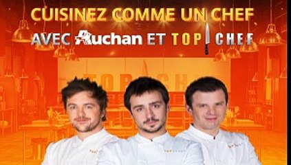 Havas Cross Media, M6 Créations pour Auchan France - supermarché, hypermarché, "Auchan Top Chef" - février 2013 - teaser pavé Jean-Philippe