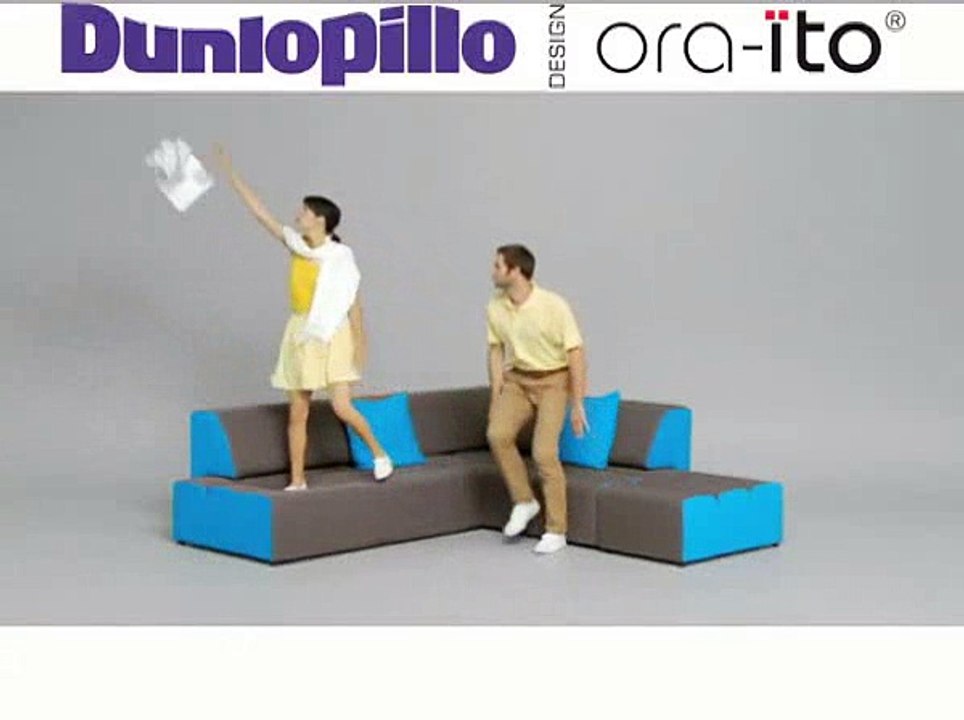 Dunlopillo - sofa, canapés, fauteuils, chauffeuses - septembre 2010 - 'Design Ora-ïto", "Smoothie"