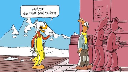 La Poste - distribution du courrier - mai 2011 - "Qu'est-ce qu'ils ont encore inventé à La Poste ?", "Génie"