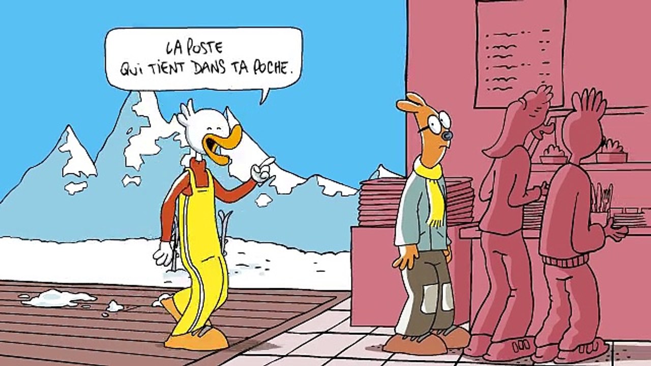 La Poste - distribution du courrier - mai 2011 - "Qu'est-ce qu'ils ont encore inventé à La Poste ?", "Génie"