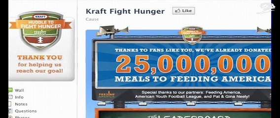 Kraft - produits alimentaires, "Ted Williams Fight Hunger" - juin 2012
