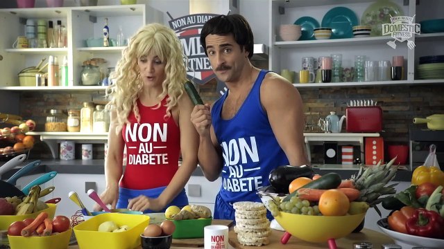 Fullsix Advertising pour Axa Prévention - assurance, Non au diabète, Domestic Fitness - novembre 2013 - cooking session