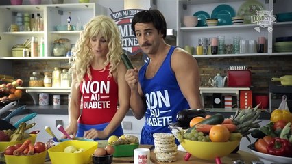 Fullsix Advertising pour Axa Prévention - assurance, "Non au diabète, Domestic Fitness" - novembre 2013 - cooking session