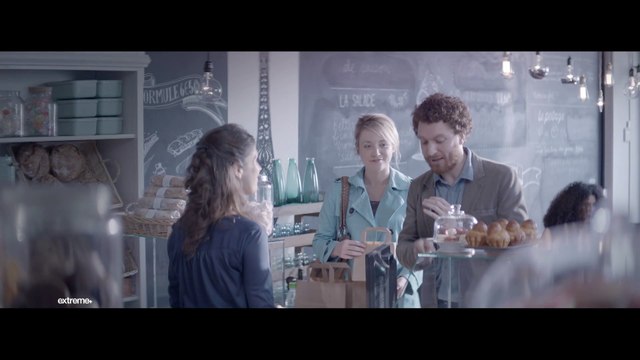 Extrême pour GIE des cartes bancaires CB - cartes de paiement, Paiement sans contact, Poser, c'est payé - janvier 2014 - boulangerie