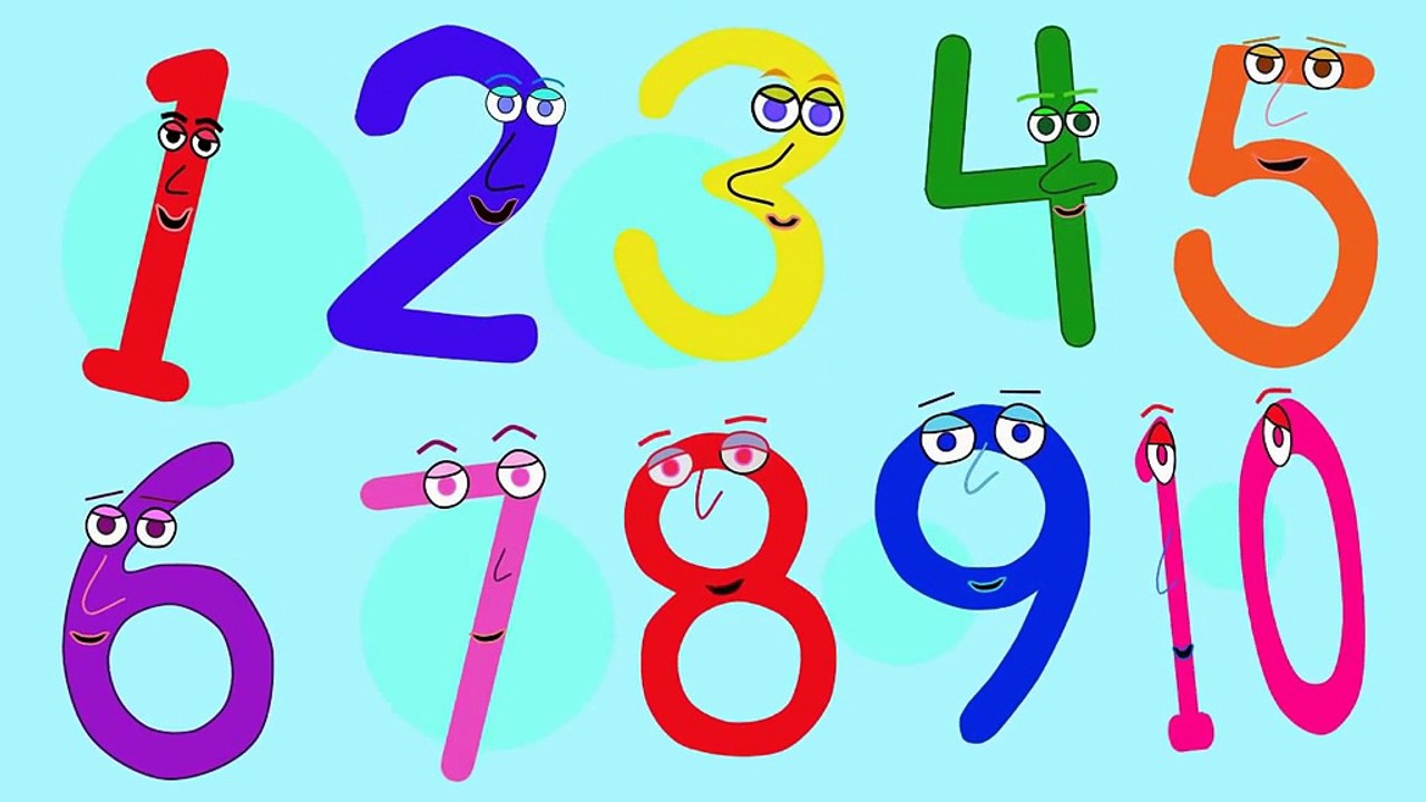 10 Little Numbers (HD) : Nursery Rhymes - video Dailymotion