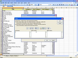 Ms Excel 2003 Training- Headers Footers (Part 21)