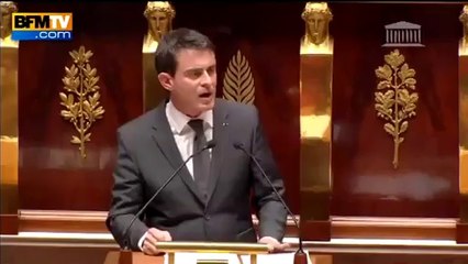 Valls dénonce devant l'Assemblée nationale Dieudonné, "prédicateur de la haine" (BFMTV)