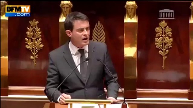 Valls dénonce devant l'Assemblée nationale Dieudonné, prédicateur de la haine (BFMTV)