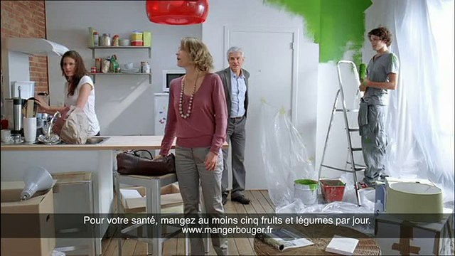 Kraft Foods France - Café Grand'Mère - janvier 2009 - Grand'Mère sait faire un bon café, en dosettes , Nouvel appartement, avec Milka