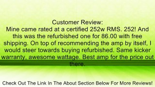 Kicker 11DX200.4 200W RMS 4-Channel DX Series Amplifier Review